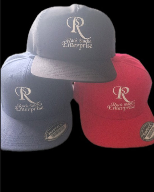 " RACK $TACKA ENTERPRISE " SNAPBACK HATS