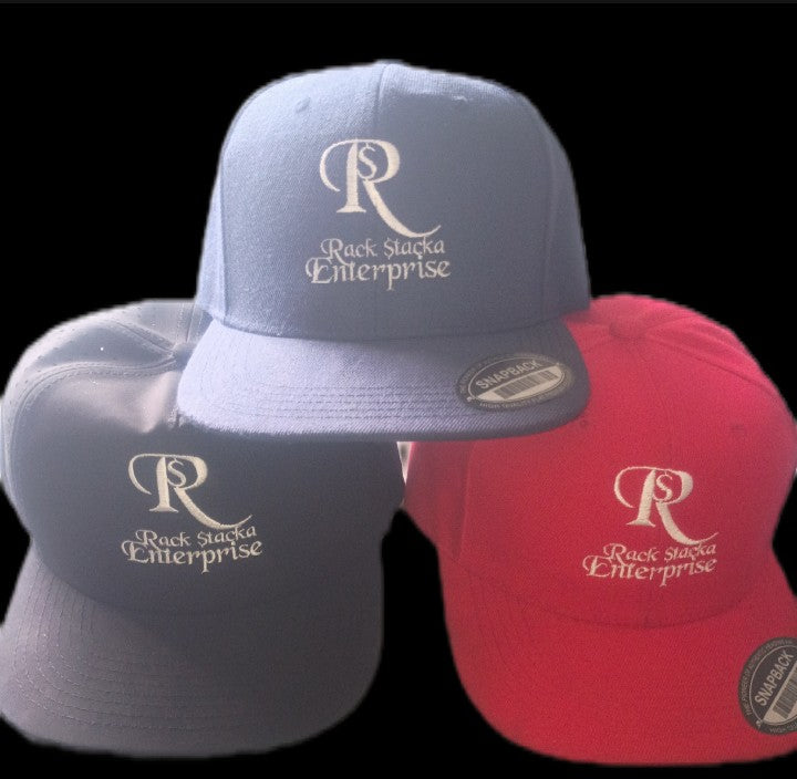 " RACK $TACKA ENTERPRISE " SNAPBACK HATS