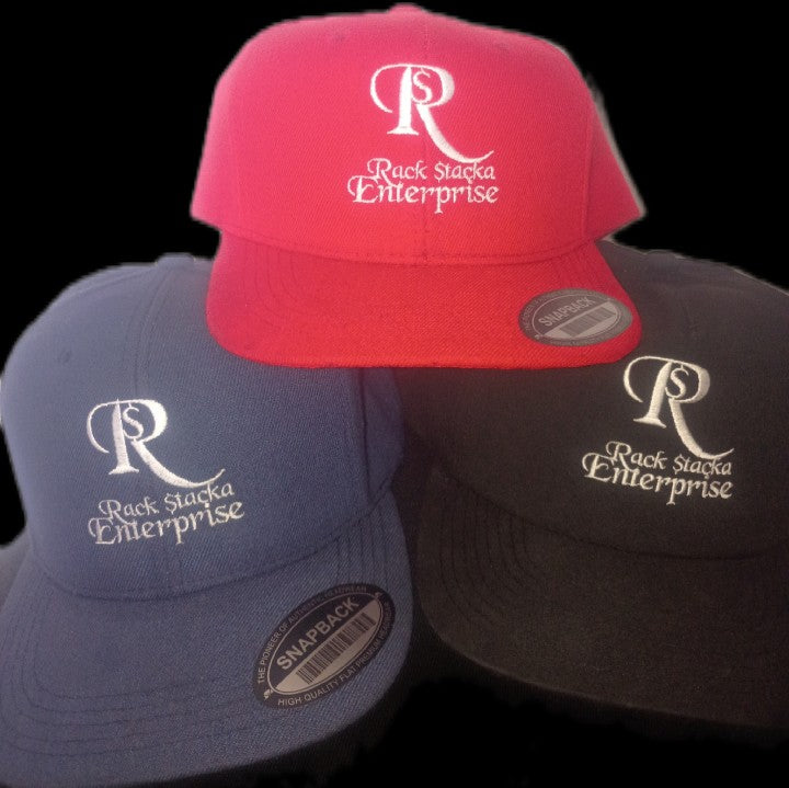 " RACK $TACKA ENTERPRISE " SNAPBACK HATS